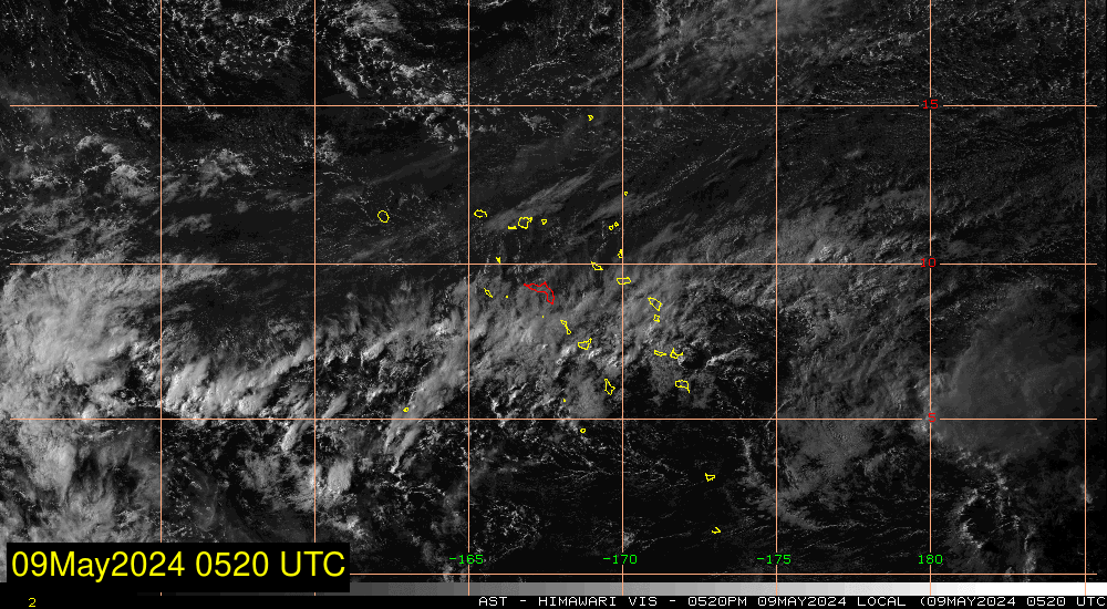 Latest MTSAT Visible/Infrared